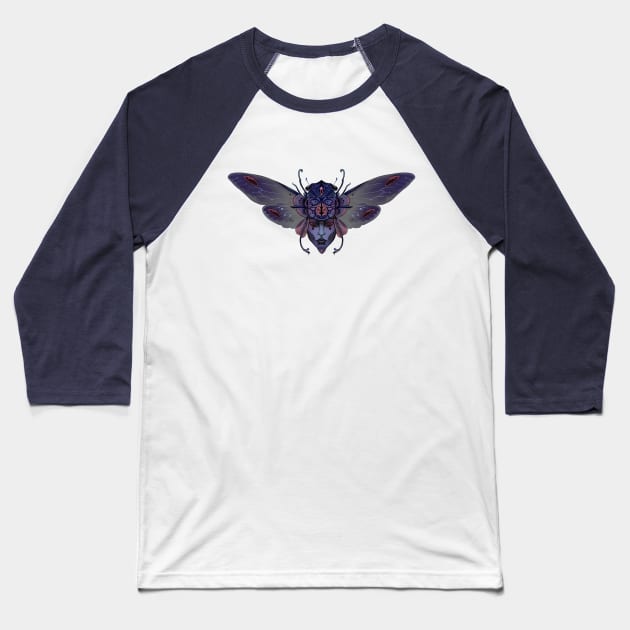 Wings. Face mask. Bug. Insect. Baseball T-Shirt by ManyaArtShop 